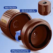 Amazon.com: LOVE MOMENT Electric Mason Jar Vacuum Sealer Kit for Wide Mouth  and Regular Mouth Mason Jar