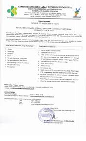Kementerian kesehatan republik indonesia melalui badan pengembangan dan pemberdayaan sumber daya manusia kesehatan telah mengeluarkan pengumuman rekrutmen nusantara sehat lndividu darurat bencana. Nusantara Sehat Individu