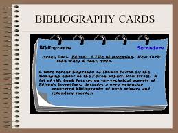 If you do not include the interviewee's name in the text itself, include it in the citation. Bibliography Cards Note Cards Ppt Download