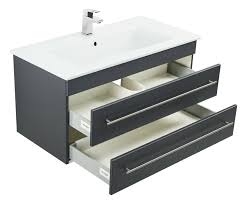 Badmöbel mit villeroy und boch subway 2.0 waschbecken. Badmobel Waschtisch Villeroy Boch Venticello Waschbecken 100 Cm Anthrazit Ebay