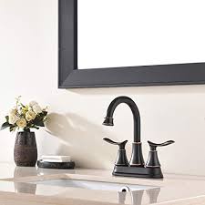 bathroom sink faucet with water supply