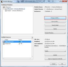 Hotlink modules can be used, for example, to manage the repetitive structures of buildings such as hotels or offices with a large number of identical rooms. Managing Hotlinks