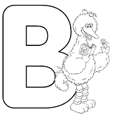 Color pictures, email pictures, and more with these alphabet coloring pages. Letter B Coloring Pages Preschool And Kindergarten Sesame Street Coloring Pages Letter B Coloring Pages Bird Coloring Pages