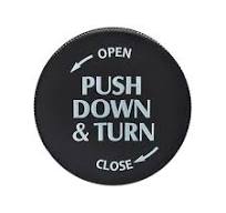 Pk of 420) Push & Turn Cap Vial Black 20 Dram
