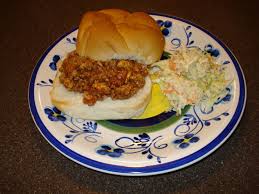 This sloppy barbecued ground beef mixture makes up the filling for delicious sandwiches. Sloppy Joe Wikipedia