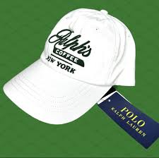 Polo Ralph Lauren Ralph's COFFEE NEW YORK Ball Cap Baseball Hat White Green  NEW