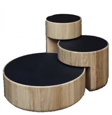 It can be an attractive focal point in a living room that can house decor elements such as keepsakes, photo frames, vases, bowls, table lamps and so on. Levels Coffee Table Per Use Oak Natural Oiled Glass Black Per Use Level Schwarz