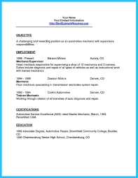 Before Starting To Write An Auto Technician Resume You Need To Learn How To Write It Well In This Case Some Criteria Are Crucial To Consider One O Automo