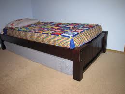 How to make a diy modern platform bed | shape and explore. Michael Collection Twin Platform Bed Ana White