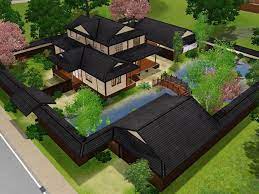 How I Want My House To Be Built Japanese Style House Japanese House Sims House Design