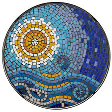 Check spelling or type a new query. Ocean Mosaic Black Iron Outdoor Accent Table 6f091 Lamps Plus