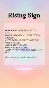 What S A Rising Sign In Astrology What S An Ascendant Sign Meaning Astrology Meaning Ascendant Sign Moon Sign Meaning