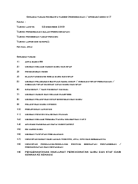 Senarai tugas pembantu tadbir (p/o) gred n22 (kup). Senarai Tugas Pembantu Tadbir