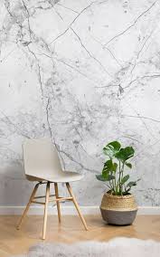 Textured White Marble Wallpaper Mural Murals Wallpaper In 2020 Modern Hallway Marble Wallpaper Hallway Wallpaper