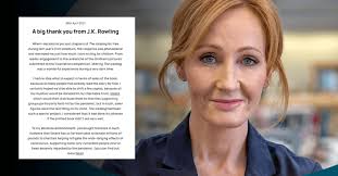 J.K. Rowling agradece pela grande venda de O Ickabog