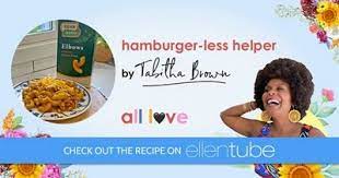 Tabitha Brown S Hamburger Less Helper Is A Vegan Hamburger Helper Recipe That Ll Keep Your Kid Vegan Hamburger Helper Hamburger Helper Recipes Hamburger Helper