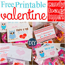 Very simple candy bag made using a few of #diecut squares and some cute products from the oh my heart kit from ctmh. Printable Valentine Candy Bag Toppers Swanky Design Company