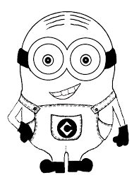 Free Minion Printable Outline Colouring Minions Dibujos Minion Dibujo Paginas Para Colorear