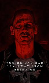You Know You Re Just One Bad Day Away From Being Me Alex Rodway Illustration Punisher Marvel Punisher Marvel Netflix
