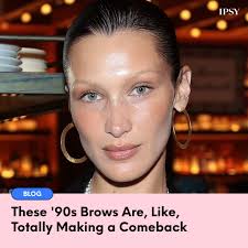 Are you tempted to try this '90s trend or are you so over it?! Tap the link  (https://bit.ly/3Lq7MAf) to see why the thin brow look is making a comeback  and how you
