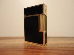 Vintage S T Dupont Paris Made In France Lighter Gold Black Etsy Dupont Lighter Lighter Vintage
