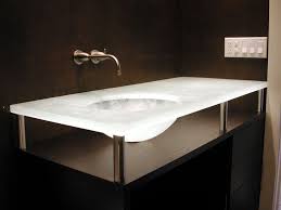 quilted clear integral sink