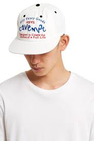 Cav Empt Silly Fancy Low Cap Cav Empt S Classic 6 Panel Cap Features The Season S Custom Embroidery Print Throughout 6 Pan Opening Ceremony Mens Outfits Men