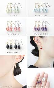 楽天市場 ワンコイン 100円 新色登場 全１３色 チェコ レクタングルツイスト ガラスのピアス ロジウム ゴールド メール便ok co アクセサリーｂｅａｕｌ イヤーカフ アクセサリー ドロップイヤリング