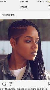 Shaved Side Boxed Braids Braids With Shaved Sides Shaved Side Hairstyles Box Braids Shaved Sides