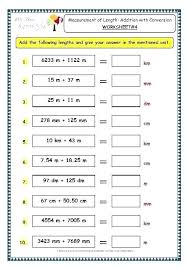 Mm Cm M Km Worksheets Worksheet For Grade 4 Dm Tenent Info