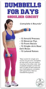 The Best Dumbbell Exercises For Your Shoulders Fit Bottomed Girls Hand Weight Workouts Best Dumbbell Exercises Weights Workout For Women