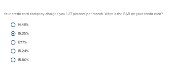 What company details are displayed on public record? Solved Your Credit Card Company Charges You 1 27 Percent Chegg Com