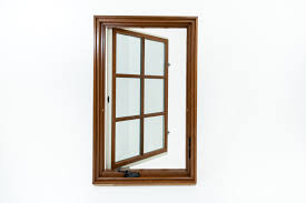 Canvas trim with forest green window. Andersen A Series Casement Windows