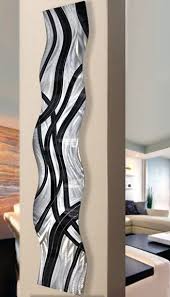 Black And Silver Metal Wall Decor Metal Wall Art Indoor Outdoor Art 3d Wall Sculpture Wall Etsy In 2020 Black Metal Wall Art Modern Metal Wall Art Metal Wall Art