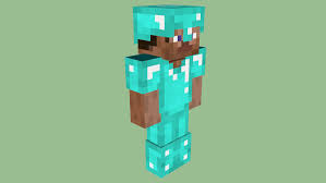 Download for free 45+ minecraft diamond armor wallpapers. Minecraft Steve In Diamond Armor By Zapperier 3d Warehouse