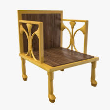 The chairs consisted of low, wooden frames usually without arms. Altes Agyptisches Modell Des Stuhl 3d 3d Modell Turbosquid 1372661