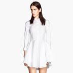 White shirt dress for women
