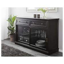 Can a sideboard or buffet be placed in the living room? Malsjo Meuble Bas Teinte Noir Teinte Noir 145x92cm Magasinez Sur Fr Ikea Ca Ikea