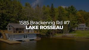 Lake rosseau real estate investment oportunity. Sold 1585 Brackenrig Road 7 Lake Rosseau Youtube