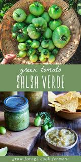 Green Tomato Salsa Verde Canning Recipe Recipe Green Tomato Recipes Green Tomato Salsa Green Tomatoes