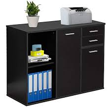 Office file shelving units can offer you many choices to save money thanks to 21 active results. Buy Bizzoelife Wood File Cabinet Large Modern Lateral Office Filing Cabinet With 2 Drawers And 3 Drawer Doors Printer Stand With Open Storage Shelves For Home Office Black Online In Indonesia B07q9jg9zz
