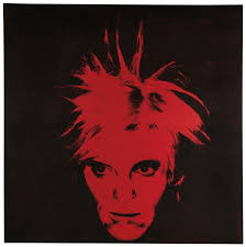 Large Red Fright Wig by Gavin Turk