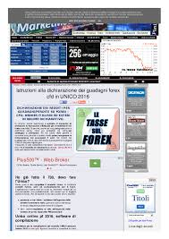 Pdf Tassazione Redditi Forex Cfd In Italia Guida Dichiarazione Mod Unico Abdel Bidabad Academia Edu