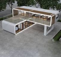 Custom GS-DB01 Double Apple Cabin Prefab House Module House ...