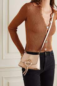Beige Joan Mini Textured Leather And Suede Shoulder Bag See By Chloe Net A Porter