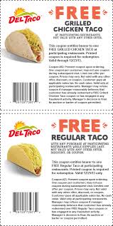 Maybe you would like to learn more about one of these? Pinned December 24th Regular Or Grilled Chicken Taco Free Wednesday At Del Taco Coupon Via The Coupons App Del Taco Tacos Grilled Chicken Tacos