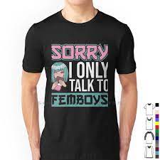 Sorry I Only Talk To Femboys Femboy Tank Top Pure Cotton Vest Anime Femboy  Venti Femboy Cosplay Gaming Hentai Femboy Astolfo