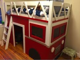 Small Fire Truck Bed Do It Yourself Home Projects From Ana White Firetruck Bed Bed Kid Beds