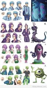 Monsters Inc Anime Crossover Version Anime Personajes De Anime Arte De Anime