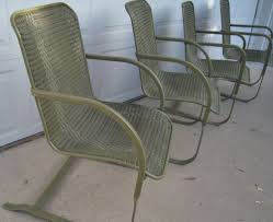 Vintage Wicker Bouncy Chairs By Lloyd Loom Set Of 2 Original Mid Century Modern Lloyd Loom Metal Frame Chair Wicker Rocker